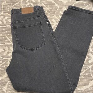Madewell Women's Gray Straight Leg Jeans